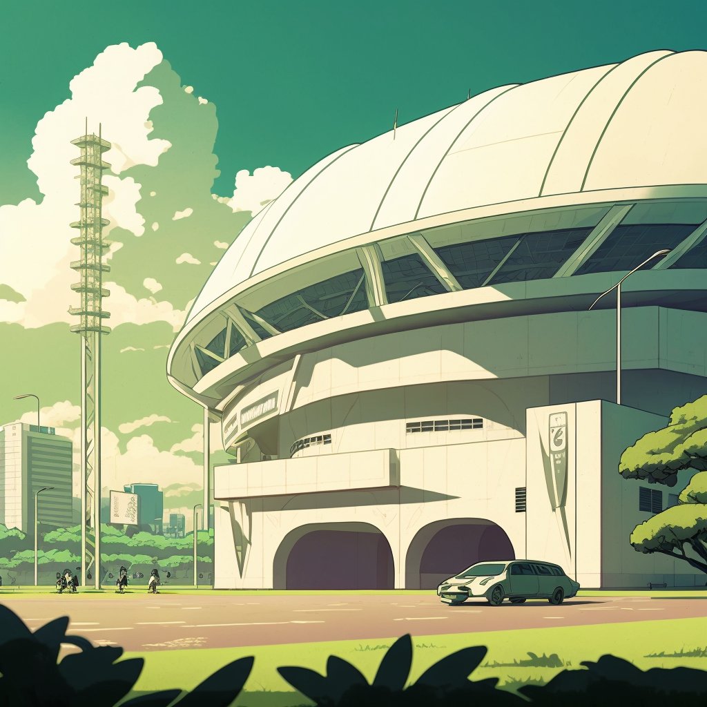Infinite_Basket's tweet photo. Step back in time at the Kōrakuen Hall - a classic, old-school stadium with a rich history and a loyal fanbase.

#InfiniteBasket #NFT #nftart https://t.co/qaJsWwQZDe