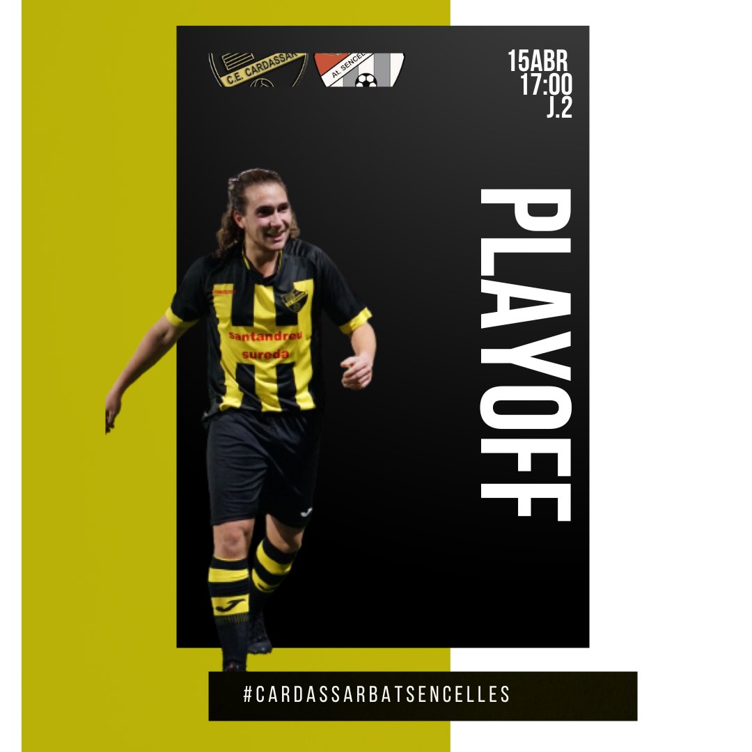 𝐃𝐈𝐒𝐒𝐀𝐁𝐓𝐄, 𝐓𝐎𝐓𝐒 𝐀 𝐔𝐍𝐀 𝐀𝐌𝐁 𝐄𝐋 𝐂𝐀𝐑𝐃𝐀𝐒𝐒𝐀𝐑 𝐁 💛

🏟️ Volem un Es Moleter de groc.