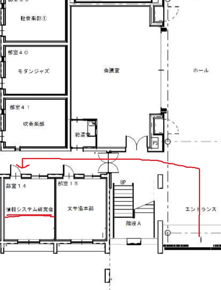 TISS_tcue's tweet photo. 部室の場所です。
ぜひ気軽にご来室ください！！ https://t.co/ID4KhyfD3I