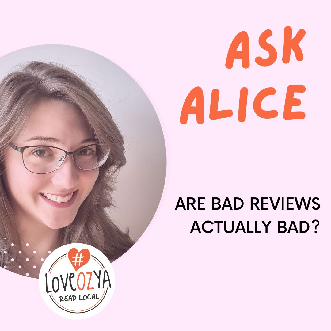 LoveOzYA's tweet photo. Are bad reviews ACTUALLY all that bad? Or do they actually have some value we can take from them?
#LoveOZYA's A B Endacott (@ajendacott) tackles this tough question in this month's #AskAlice!
https://t.co/TXBfViFOo1 https://t.co/I80tE56r5A