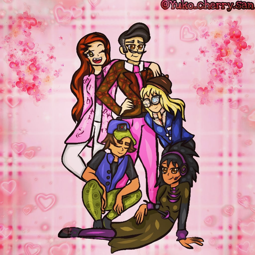 Yuko_Cherry's tweet photo. I drew the Team Gotcha together with Maya! 💖✨

#papalouie #fliplinestudios #fanart #digitalart #draw #teamgotcha #DuYa #DukeGotcha https://t.co/M46HKC15pE