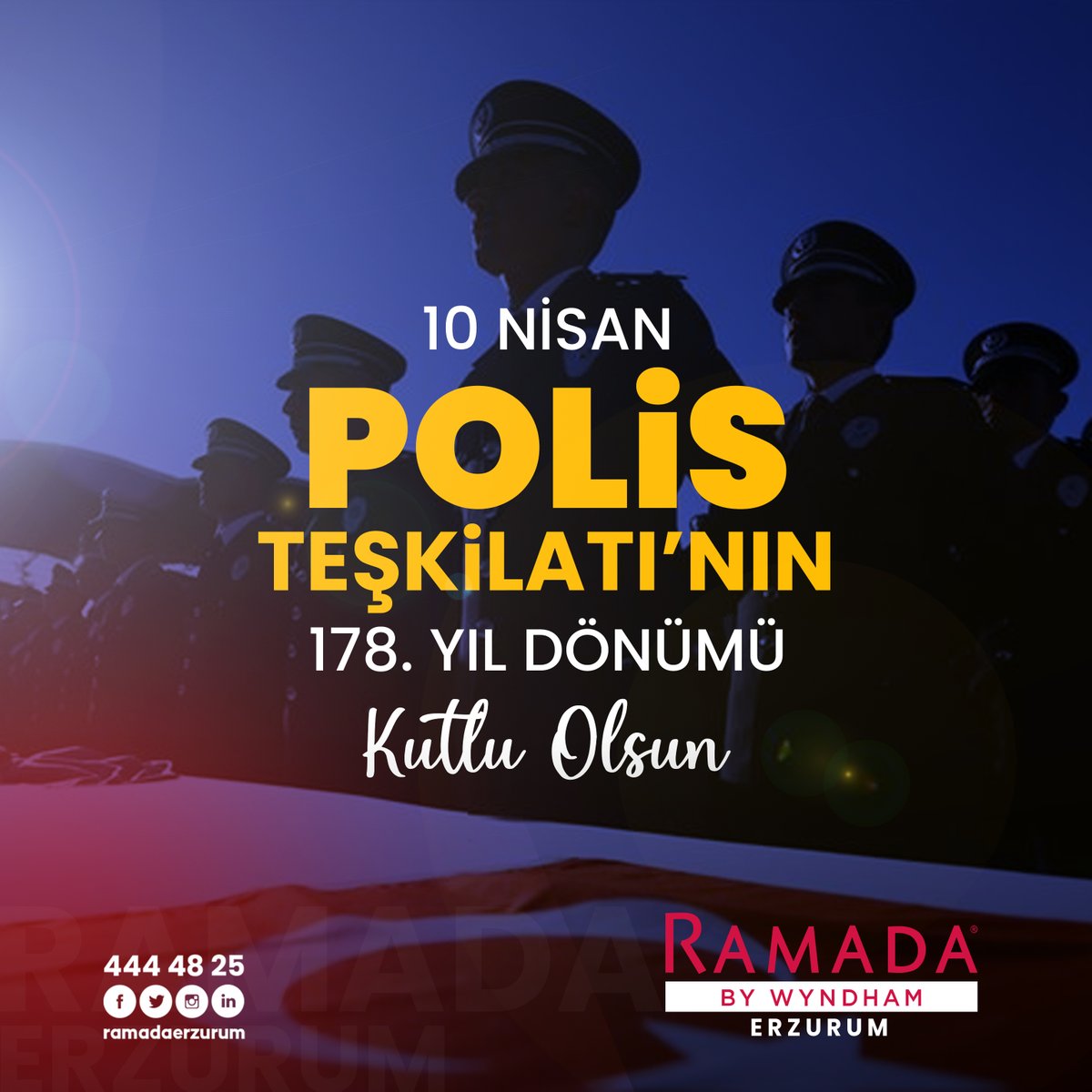 10 Nisan Türk Polis Teşkilatı'nın 178. Yıl Dönümü Kutlu Olsun...

#türkpolisi #türkpolisteşkilatı #10nisan