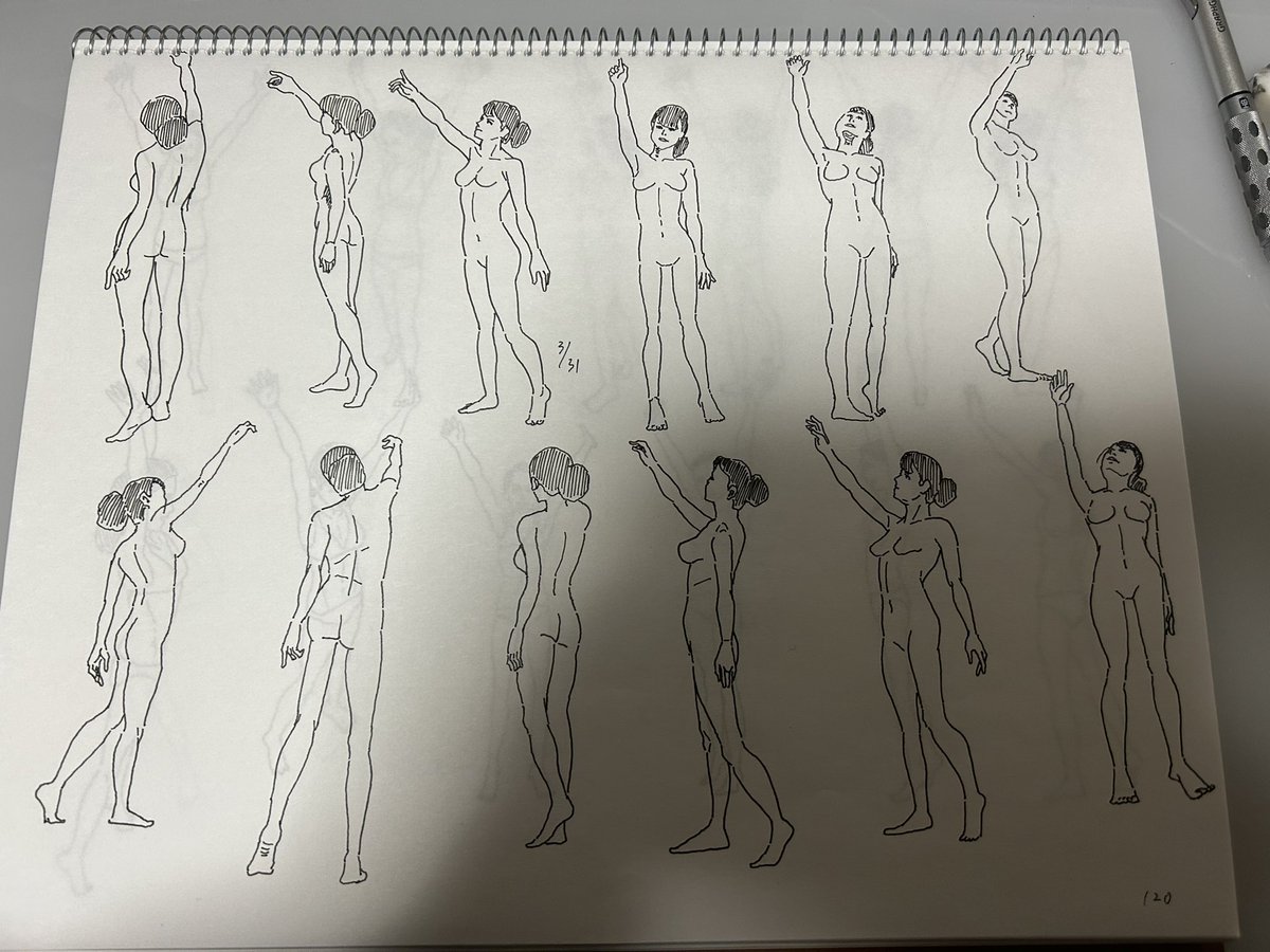 ひたすらクロッキーしてます 
