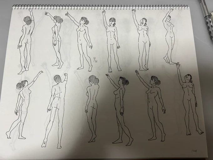 ひたすらクロッキーしてます 