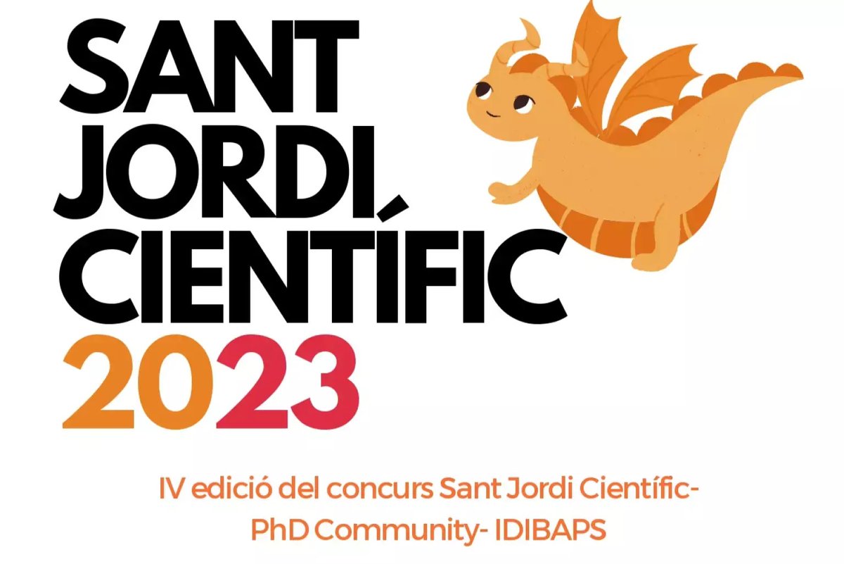 The 4th edition of PhD Community’s Sant Jordi Scientific competition is opening. Take part!

For the fourth year running, <a href="/phd_idibaps/">IDIBAPS PhD community</a> is organizing a competition for short stories and drawings with a theme related to Sant Jordi and science

👉ow.ly/Jc7450NwLPx