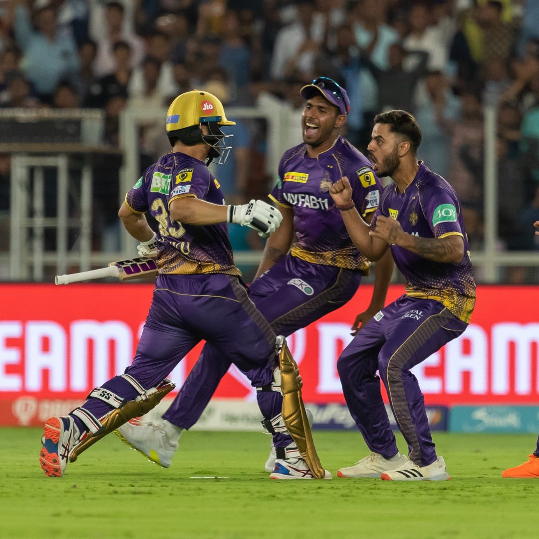 Glimpses of a historic comeback! 😍

#GTvKKR | #AmiKKR | #TATAIPL 2023