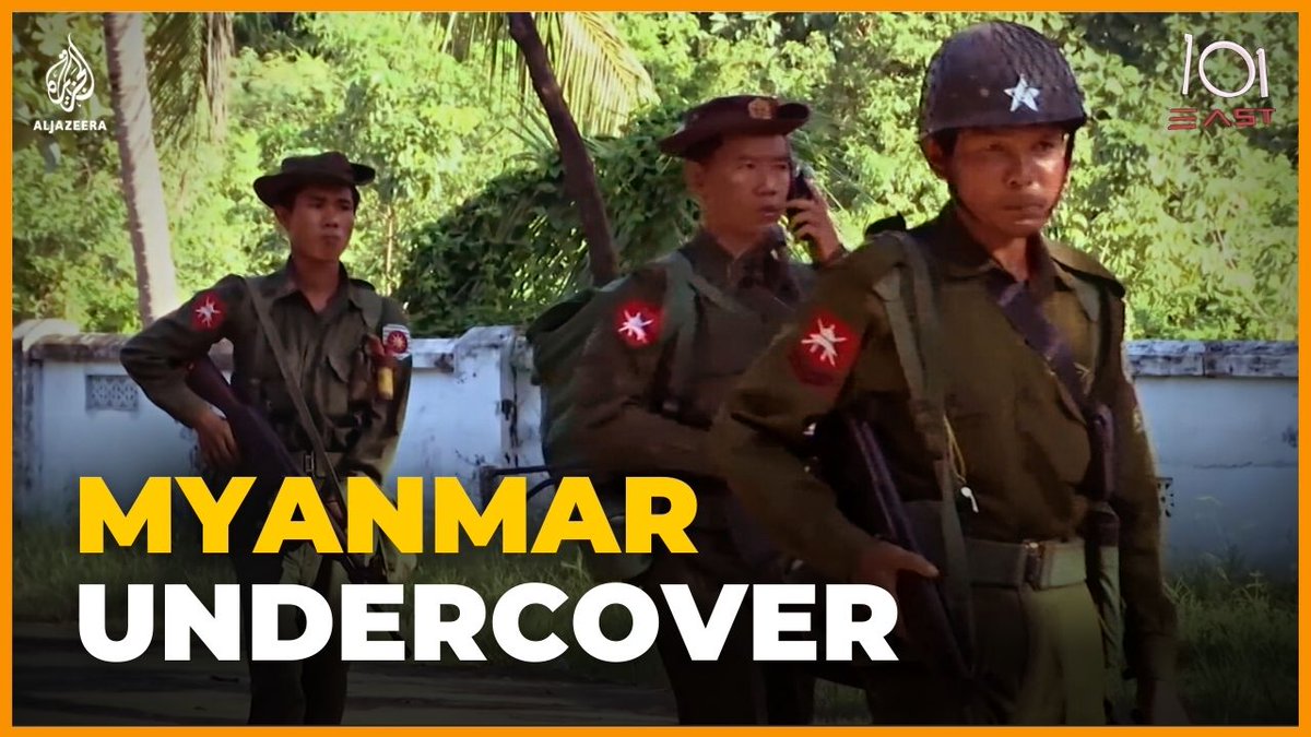 AJ101East's tweet image. About half a million Rohingya Muslims live in Myanmar’s Rakhine State. Their movements are severely restricted and they face constant surveillance by the authorities, who do not consider them citizens.

101 East presents &apos;Myanmar Undercover&apos;: aje.io/myanmaruc