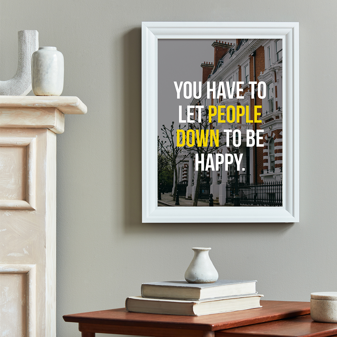 Sometimes you have to let people down to prioritize your own happiness. Remember, it's okay to say no and set boundaries to protect your well-being. 😊
#SelfCare #HappinessFirst