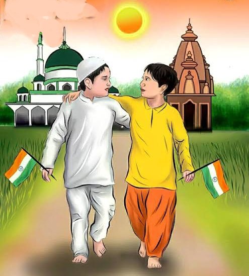 दुआ करो हमारा भारत फिर से महान बने हर हिन्दू विवेकानंद और हर मुस्लिम्स अब्दुलकलाम बने #unity #hindu #Muslim #India 🇮🇳🤝🕉️☪️