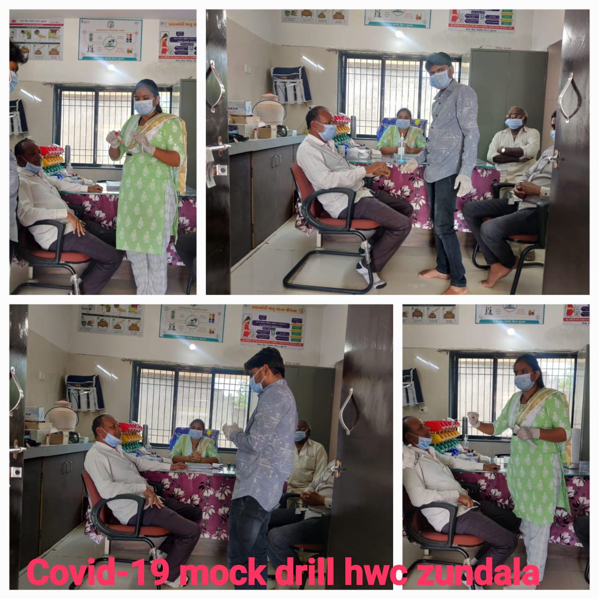 Covid 19 Mock Drill H&amp;WC ZUNDALA