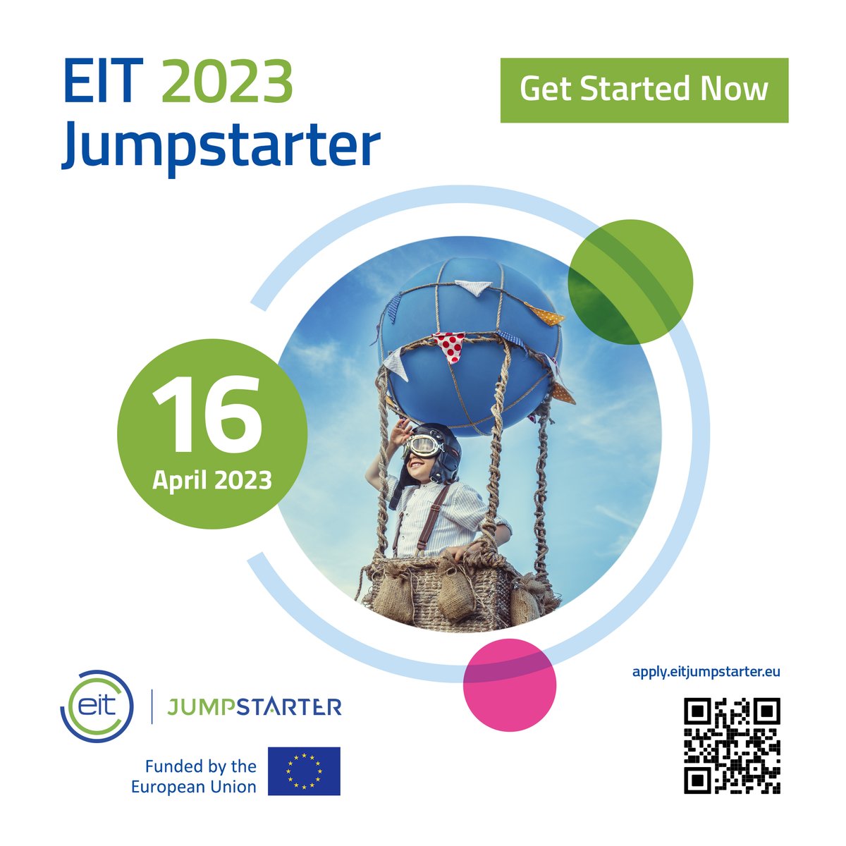 Do you have an innovative idea and want to jumpstart your business? 🚀 Do you have an idea in the sectors of the healthcare, agri-food, raw materials, energy, urban mobility or manufacturing industries? Grow your business with EIT Jumpstarter! 🥳

👉🏻 bit.ly/3Ewb6H0