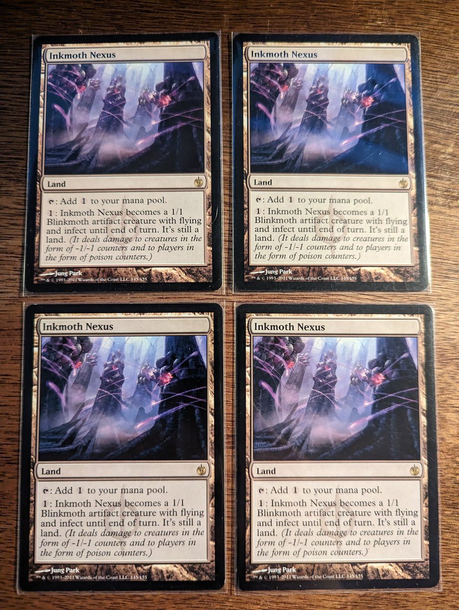 TenArmsMTG's tweet photo. Just arrived in the mail. My body is ready for compleation. 
#MTGLegacy #Compleated #Phyrexia https://t.co/rVMXhjnYkn
