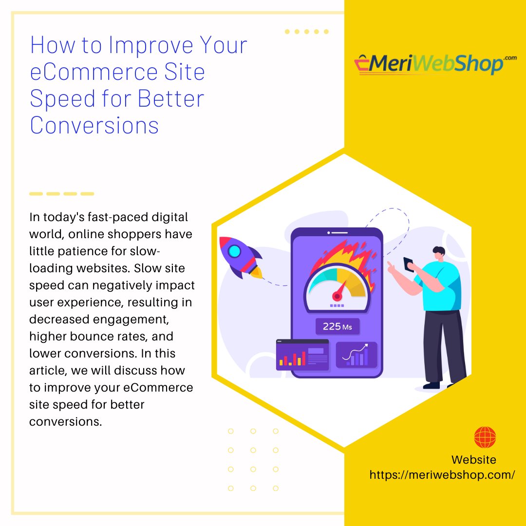YeetCommerce's tweet image. How to Improve Your eCommerce Site Speed for Better Conversions
#digitalworld #onlineshoppers #slowloadingwebsites #Slowsitespeed #userexperience #engagement #bouncerates #lowerconversions #eCommerce #sitespeed #conversions #MeriWebShop
Learn More:
meriwebshop.com/blogs/e-commer…