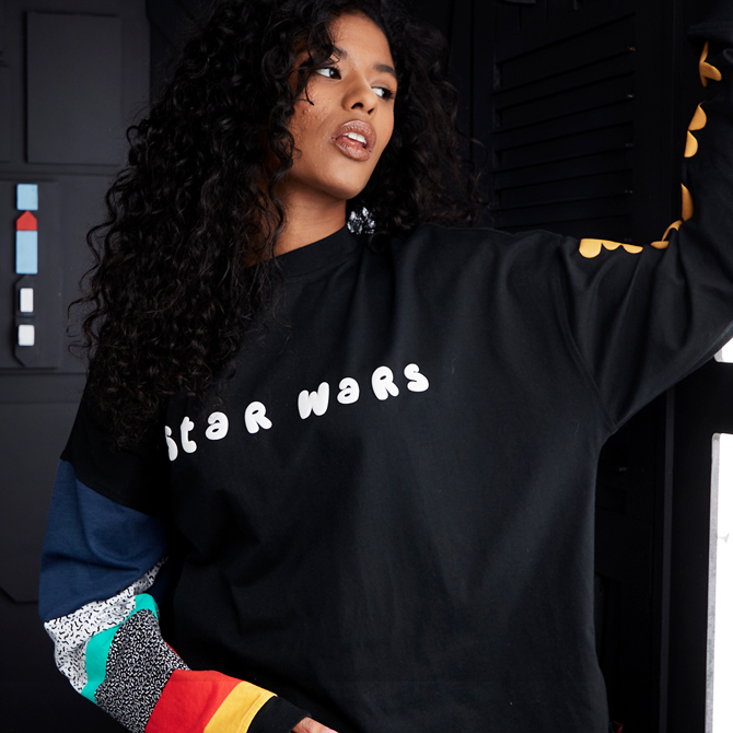DisneyKeep's tweet photo. Star Wars Meets the 90s Collection is coming soon to ShopDisney  #disneykeep

 #disneyfashion #disneymerchandise #disney #disneybound #disneymerch #waltdisney #disneylife #disneystyle  #wdw #disneyworld #shopdisney #shopdisneyparks #starwars https://t.co/55MLUK0n8t