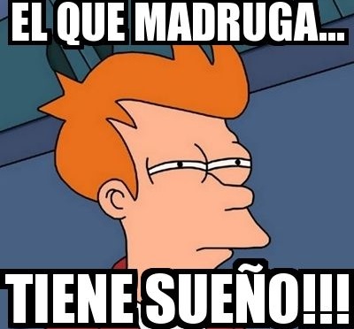 No tener sueño un lunes después de un puente es un privilegio de unos pocos