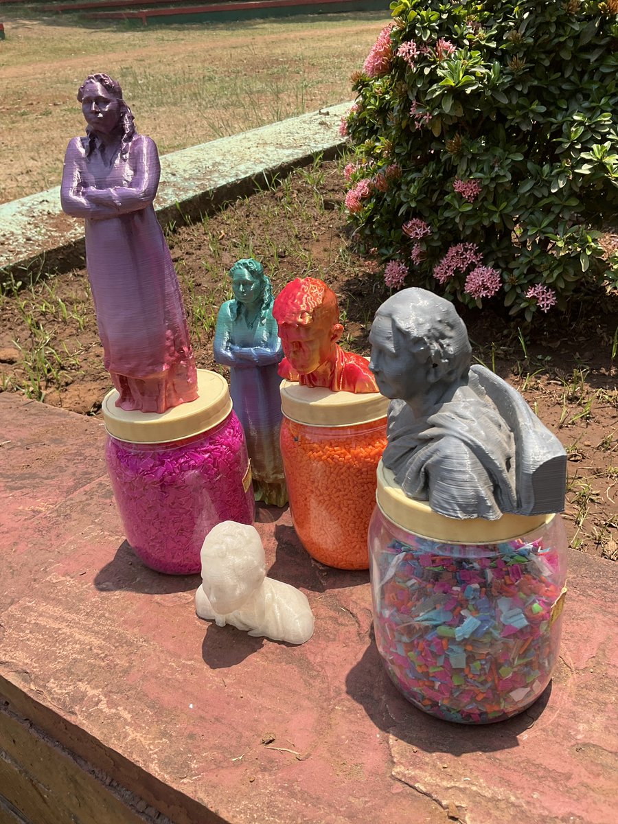 Graham Jeffery (@grahamjeffery) on Twitter photo Some of Ian DAWSON <a href="/demondawson/">ian dawson</a>’s 3D printed portraits / figures of waste workers basking in the lunchtime sun at #MaharashtraNaturePark <a href="/compound13lab/">Compound 13 @compound13lab@mas.to</a> #plastickamela Some of Ian DAWSON <a href="/demondawson/">ian dawson</a>’s 3D printed portraits / figures of waste workers basking in the lunchtime sun at #MaharashtraNaturePark <a href="/compound13lab/">Compound 13 @compound13lab@mas.to</a> #plastickamela