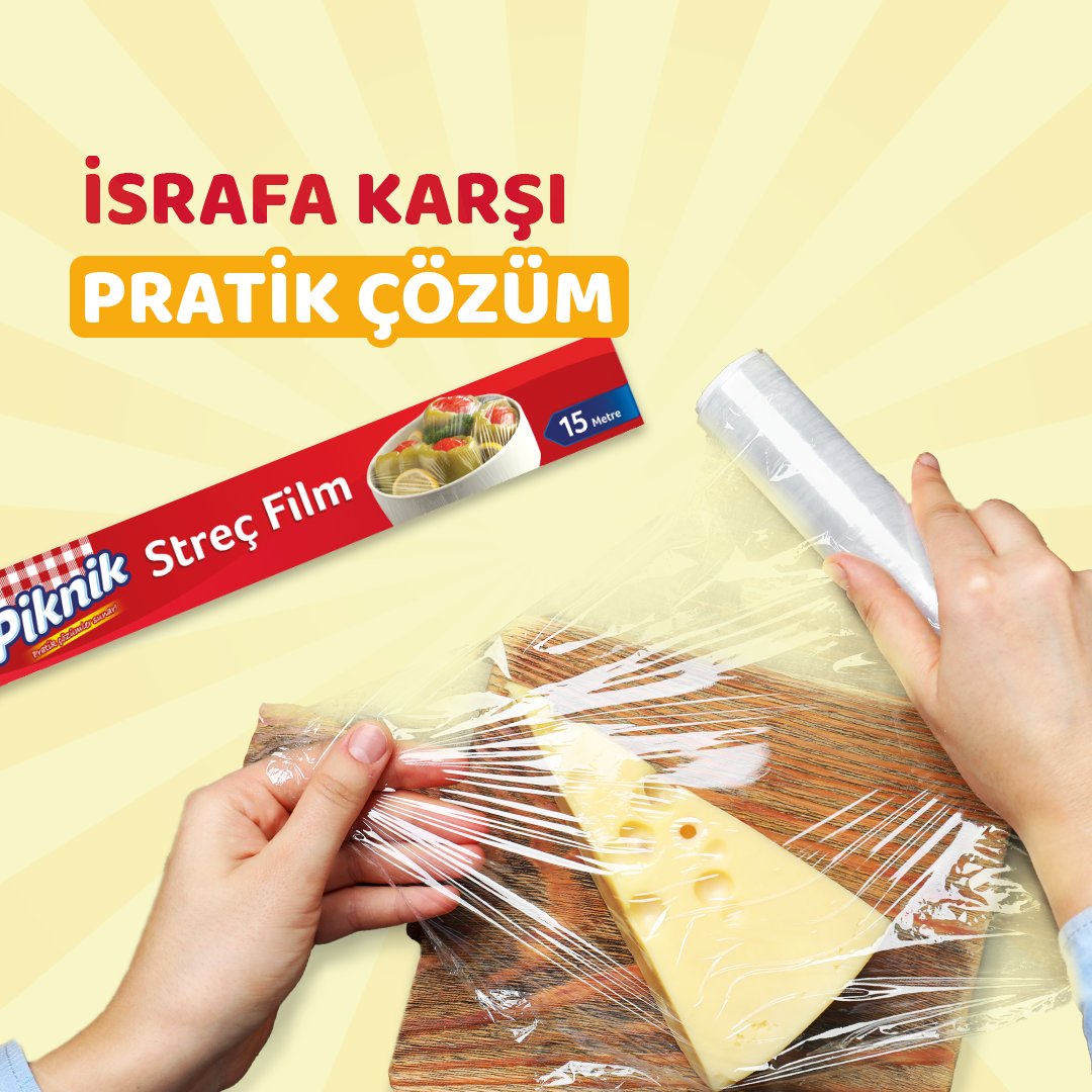 Gıdalarınızı bozulmadan hijyenik bir şekilde saklamak ve israfın önüne geçmek için Piknik Streç Film karşınızda.
Sipariş vermek için komsu.com’agelin.

#Piknik #PratikÇözümlerSunar #StreçFilm