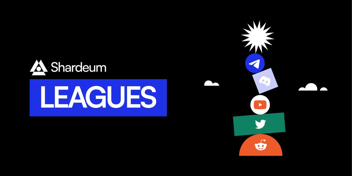 Want to build your own #ShardeumLeague? Get started here 👇

1️⃣ Pick a niche &amp; create a social community
2️⃣ Create engaging content &amp; host activities
3️⃣ List your league 👉 bit.ly/new-shardeum-l…
4️⃣ Earn quarterly rewards from a $2,000 💰 prize pool 

Let's #BuildWeb3 together!