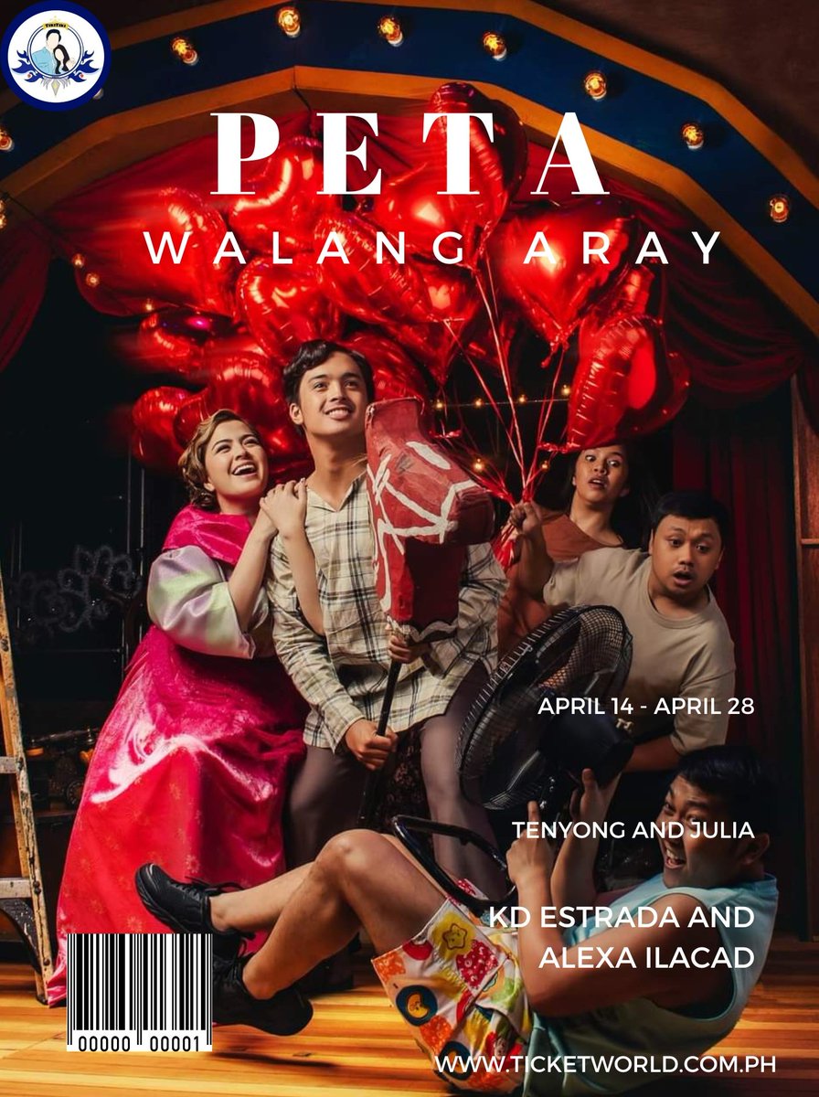 KDLextikitiki_'s tweet photo. Only four days left until #PETAWalangAray takes the stage! 

Don't forget to grab your tickets before it's too late. You won't want to miss this unforgettable performance at PETA Theater Center.

D4 KDLEXPETA COMEBACK https://t.co/l7d0EGIzix