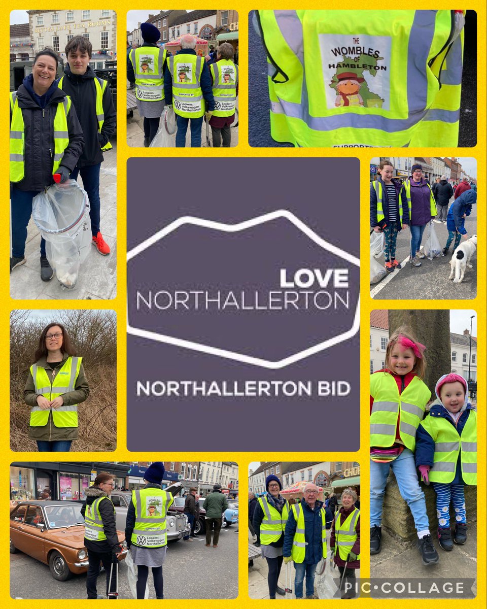 #LoveNorthallerton #NorthallertonBID Proud to be invited to be a partner for the classic car event that took place in the High Street 🚗 
Just a small 13 womble team needed
#womblepower #LitterHeroes #lovewhereyoulive #litterheroesambassador #keepbritaintidy #volkswagen