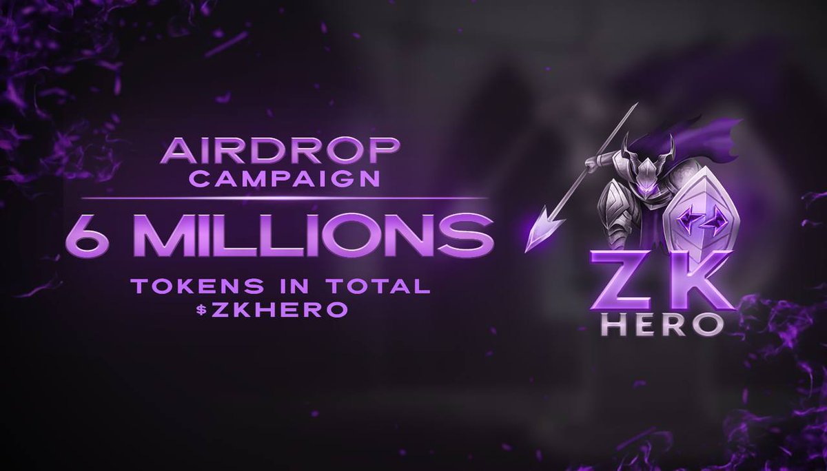 🚀 Airdrop: ZkHero
💰 Value: 500 $ZKHERO
🏆 Winners: 500 random
👥 Top xxx Referrals: 20,000 $ZKHERO
📼 Audit: Solidproof
📅 End Date: 29th April, 2023

Talk with the Telegram Bot
t.me/ZkHero_Airdrop…

#Airdrop #Airdrops #Crypto #CryptoTownEU #Giveaway