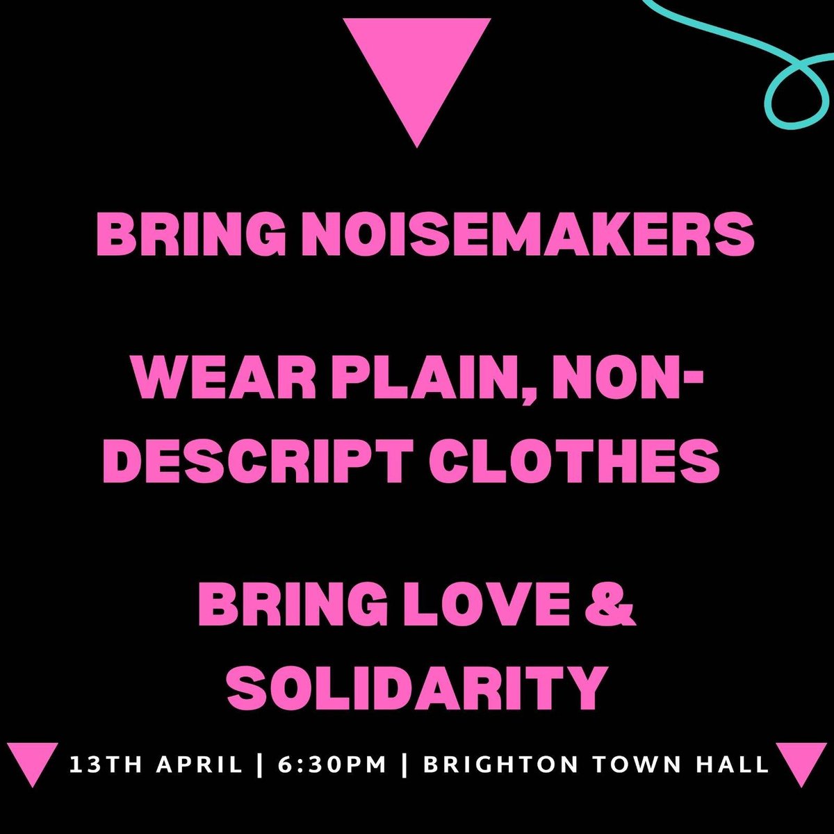 Dyke Collective are organising a protest this thursday 6.30pm outside Brighton Town Hall against the proposed changes to the Equalities Act targeting trans people