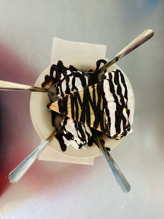 Catfishcloud's tweet image. You almost made it thru the week! You deserve some peanut butter icream pie piled high with whipped cream and drizzled in chocolate!
thecatfishplacestcloud.com