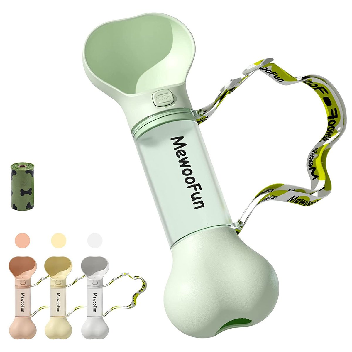 #dogsandpals 2 in 1 Portable Food Bottle with Poop Bag thefabpaw.com/product/2-in-1…