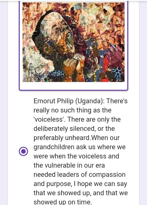artisticnasser's tweet photo. Hey my good followers and all tweeps, for the good of Ugandan art, am requesting you to vote for EMORUT PHILIP. THANK YOU.... Follow the link and Vote https://t.co/YbkQ6SJ8vz
@Power2Voices https://t.co/GRrS3aow04