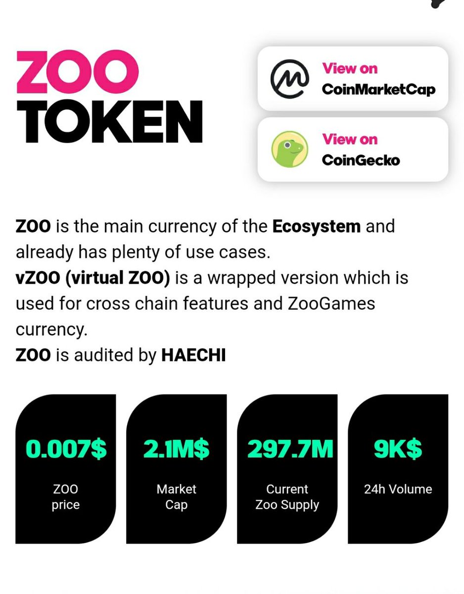 ecstasy_gem's tweet photo. @Ashcryptoreal I believe that high potential #NFT concepts like #p2e need more attention. because the P2E game industry is enormous and is growing quickly. I advise looking into reputable initiatives, such as  @ZooEcosystem  $ZOO, for instance.💎 https://t.co/fZSsXDY7FA