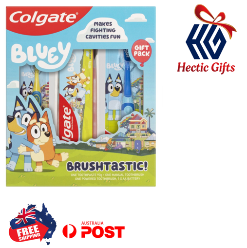 HecticGifts's tweet photo. NEW - Colgate Bluey Twin Toothbrush with Toothpaste Gift Set
https://t.co/5RnQn5UBtA
#New #HecticGifts #Colgate #Bluey #Bingo #Toothbrush #Toothpaste #Kids #GiftSet #BatteryPowered #BatteriesIncluded #manualToothbrush #FreeShipping #AustraliaWide #FastShipping https://t.co/231H0fnuon