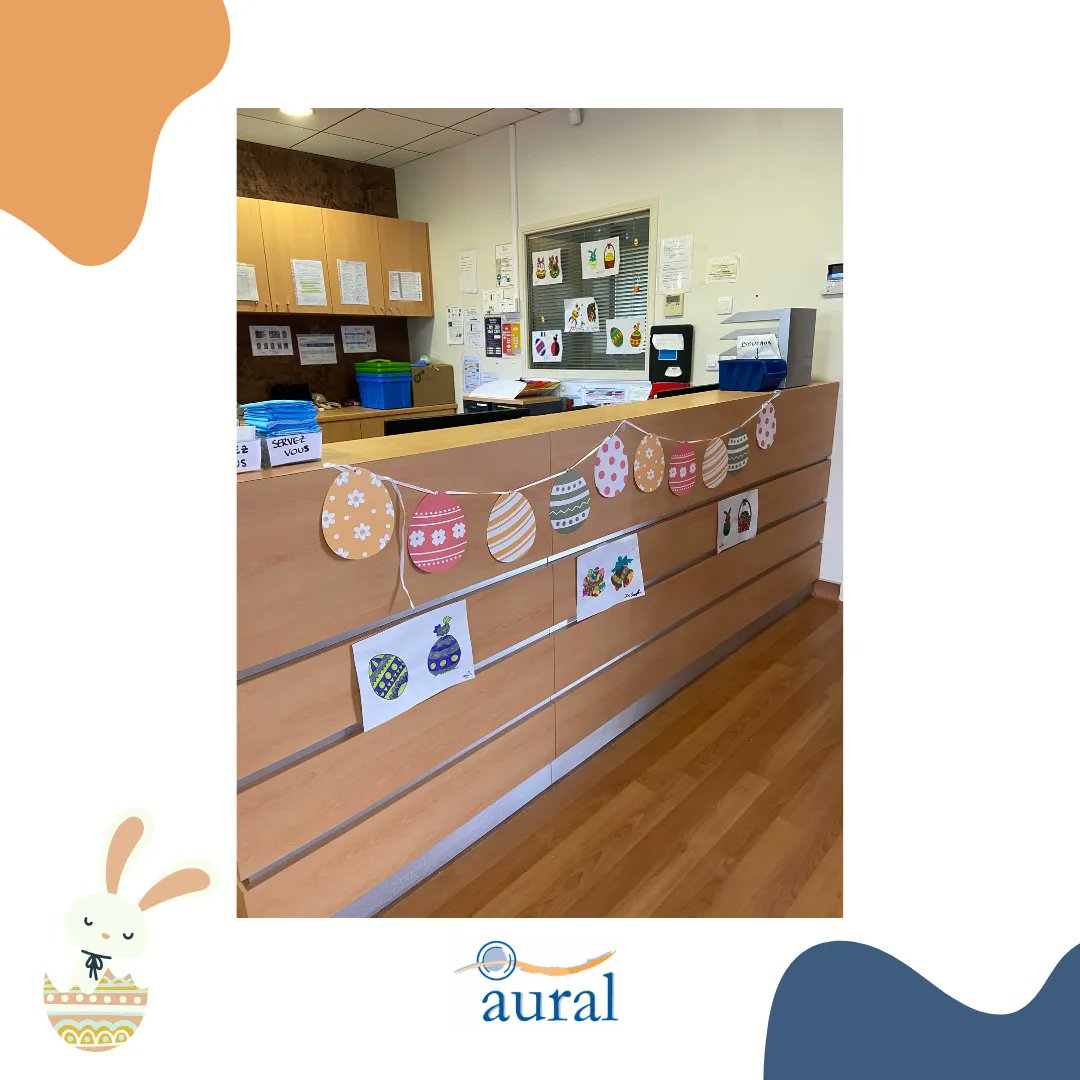AuralLyon's tweet photo. [En images] L'unité de Metz-Tessy s'est paré de jolies couleurs pour célébrer Pâques. Les patients ont apprécié de faire cette activité. 🐣 🐇 

#AURALLyon #dialyse #metztessy #paques #activitemanuelle https://t.co/wNVHfcF7wm
