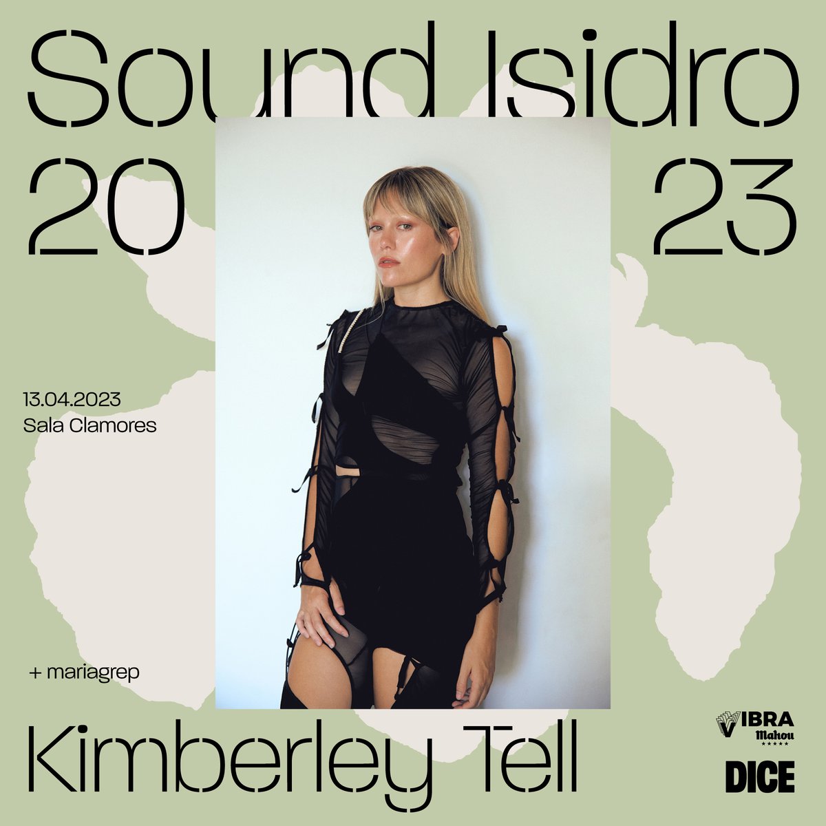 Jueves 13/4 <a href="/KimberleyTell/">Kimberley Tell</a> + Mariagrep en <a href="/salaclamores/">Sala Clamores</a>, Madrid, en <a href="/soundisidro/">Sound Isidro</a>.

Entradas 👉 dice.fm/event/ynyvv-ma…