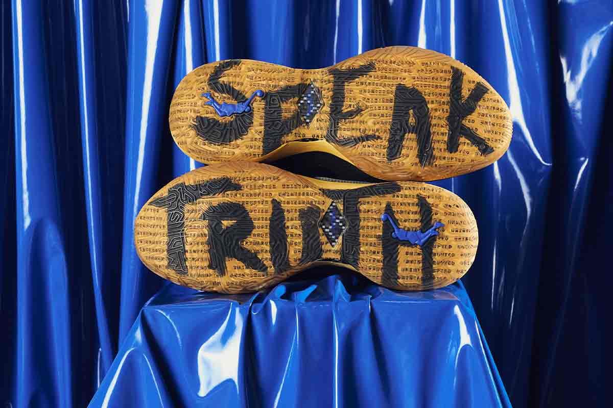 HYPEBEAST's tweet image. #UNINTERRUPTED x #Nike LeBron 20 &quot;Speak Your Truth&quot; dropping on April 14 🗓️