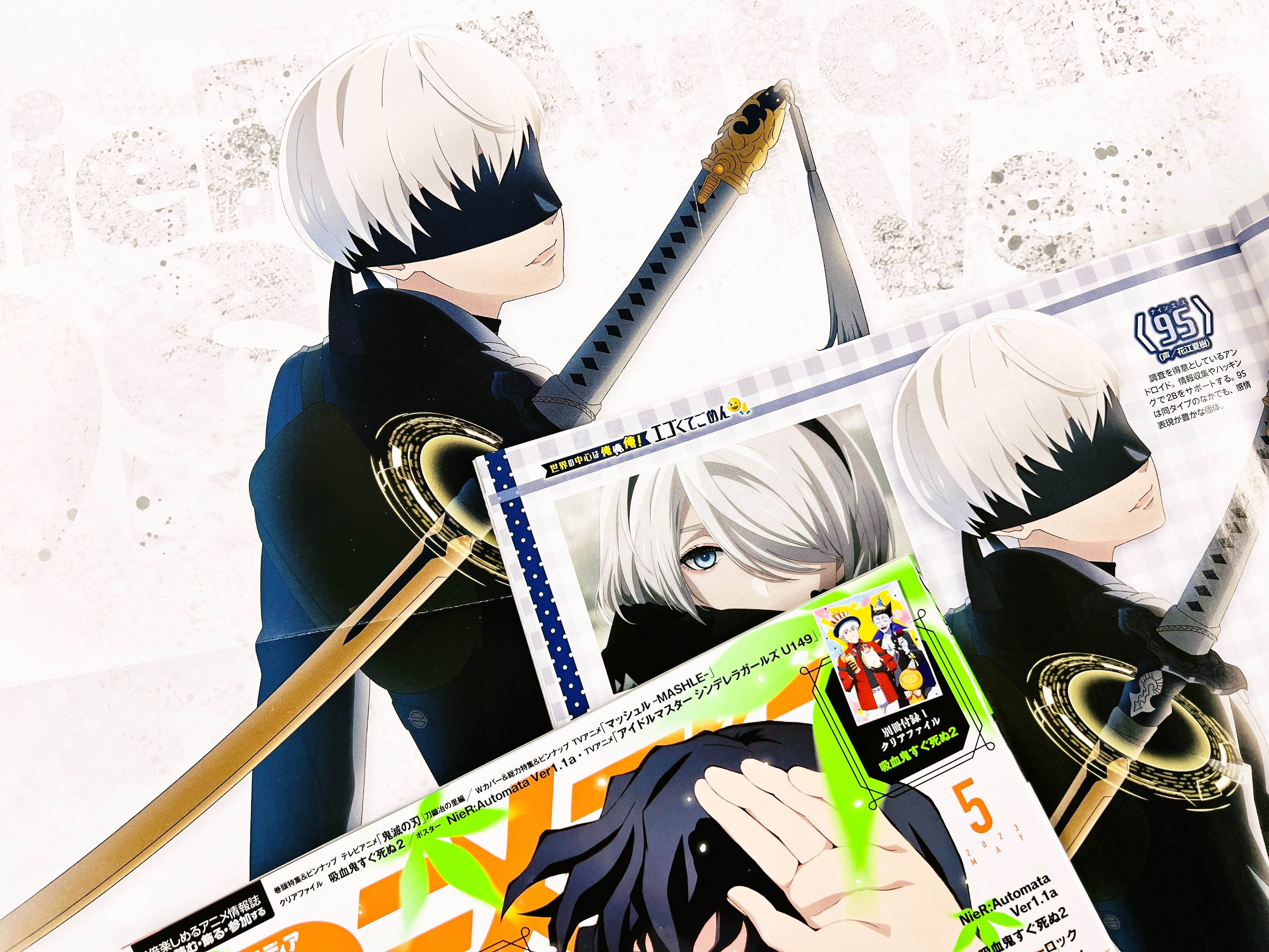 ニーアオートマタ クリアポスター 2B 9S（NieR:Automata Ver1.1a