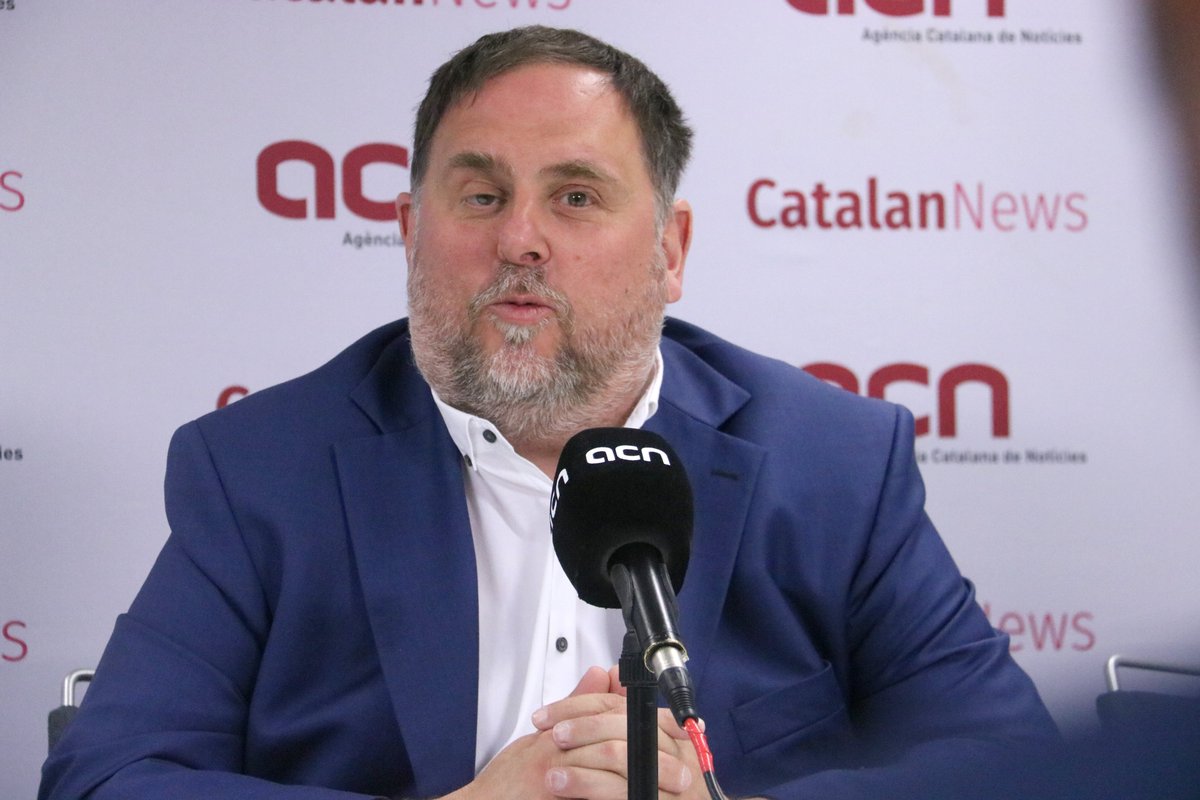 diariARA's tweet image. Junqueras, sobre el cas Borràs: "No és bo per a l'independentisme que es pugui dir que dins hi ha un cas de corrupció" ara.cat/politica/junqu…