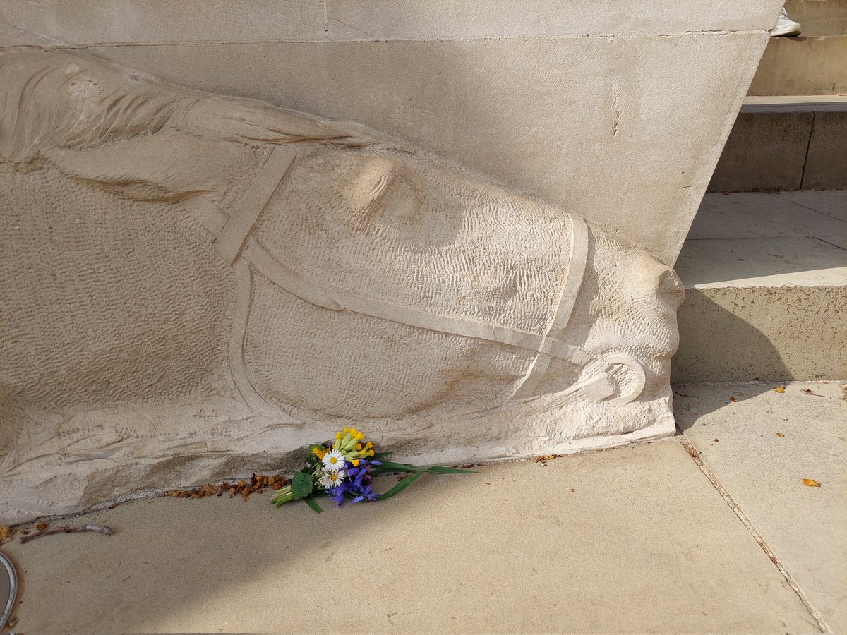 Motherofmonste7's tweet photo. @ThisDayInWWI Been to the Animals in War memorial in London yesterday. Please take a moment and think about all the loyal beasts in service.
#TheyHadNoChoice
#AnimalsInWar
#London https://t.co/4e5LiYyv0z