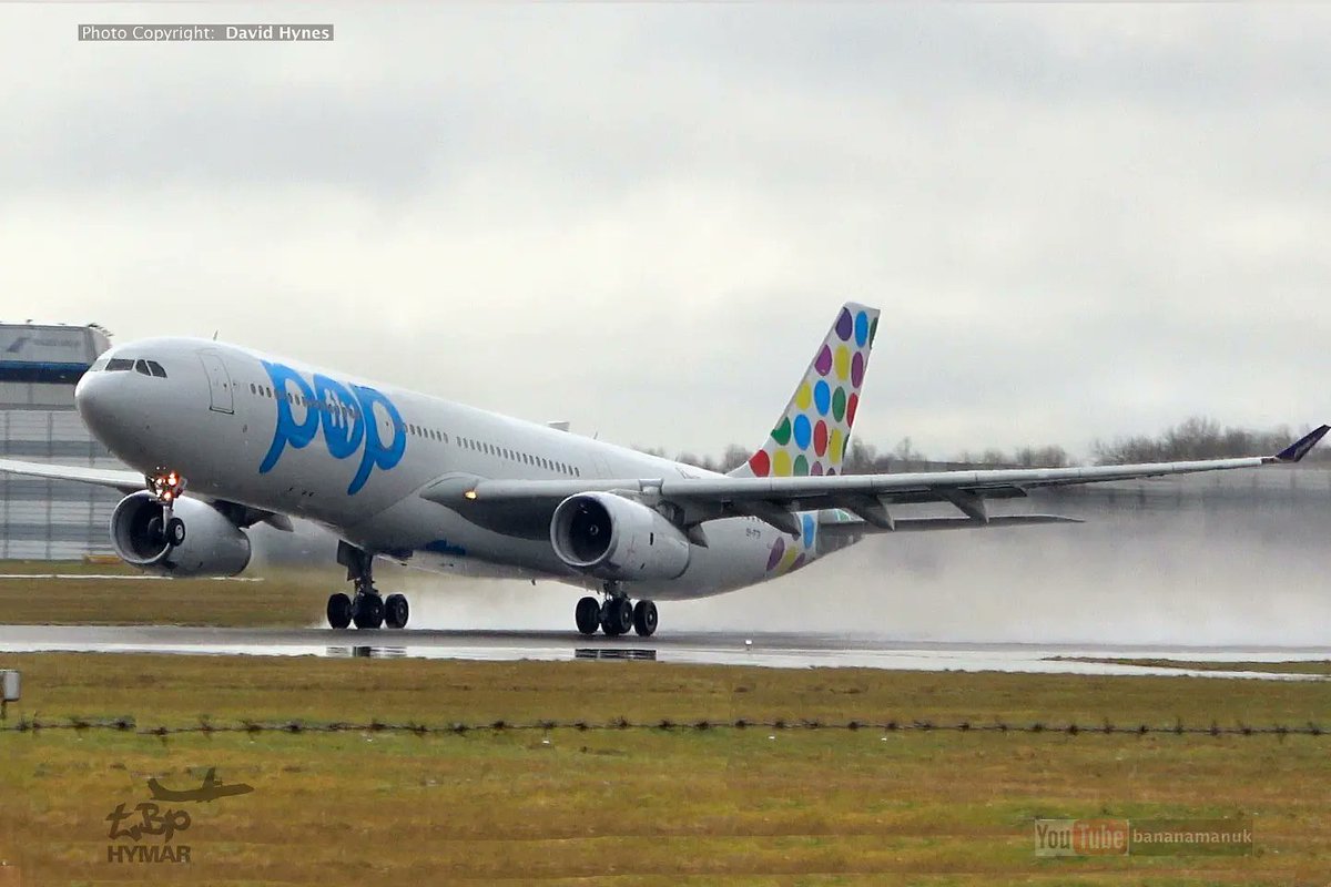 bananamanuk79's tweet photo. FlyPop Airbus A330 operated by HiFly Malta. 9H-PTP will eventually be part of fleet operating flights from Stansted to India.
Watch the departure here
https://t.co/9pXSJ7qFbW
#pop #flypop #India #planes #Planespotting #youtube #photo #stansted #avgeek https://t.co/x5zzNf9tp4
