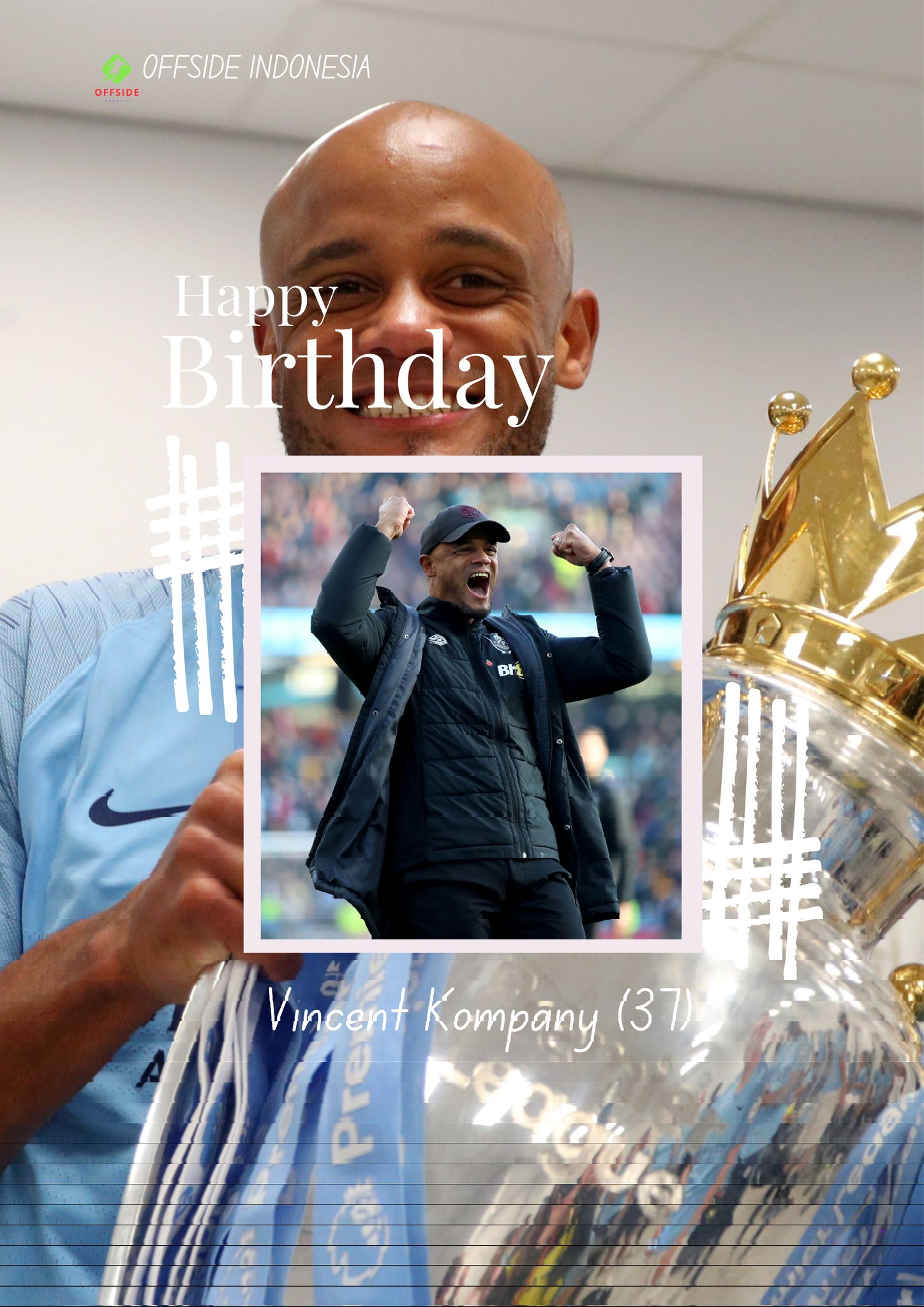 Happy Birthday Vincent Kompany (37).   