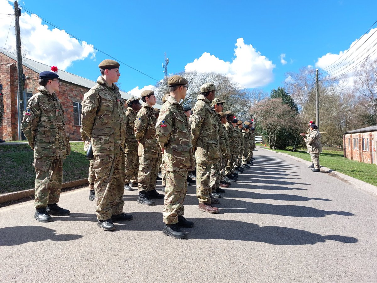 7Coyglseacf's tweet photo. The sun shines brightly for #7Coy Spring Camp! ☀️

Fieldcraft, Drill, AT,  First Aid &amp; it wouldn't be 7 without a partaaay! 💃🏽

🎯 Huge achievements from the Cadets

👌🏽 First class leadership from the Cdt DS

💚 Endless dedication from the Staff

@MajKOC7  @ColCadetsACF @GLSEACF https://t.co/43jLFjt5BP
