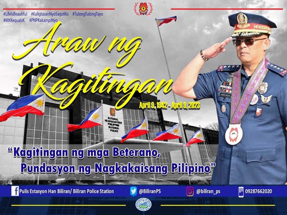 BiliranPS's tweet photo. Araw ng Kagitingan https://t.co/4yLbGH8fjW