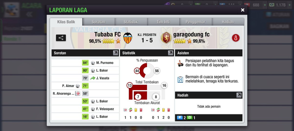 Round 1 @Liga3TEI
Vs <a href="/tubabatefc/">Tubaba TE FC</a>

#ltei 
#TopEleven
#Balobar