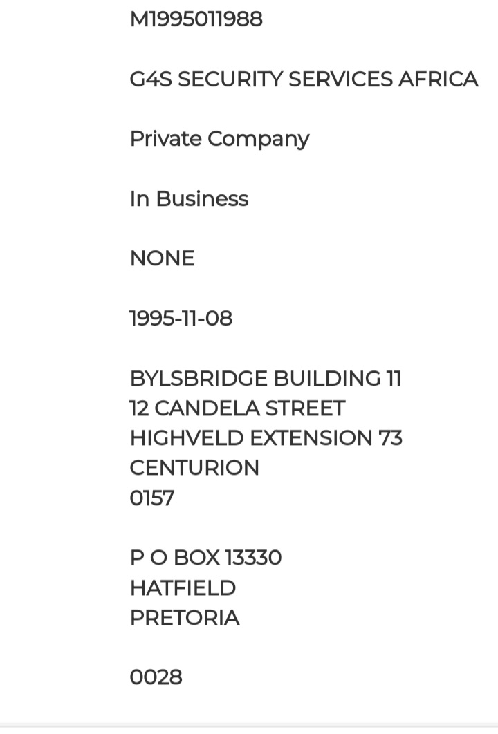 Kasi Broadcasting News on Twitter "The Management and Owners G4S that
