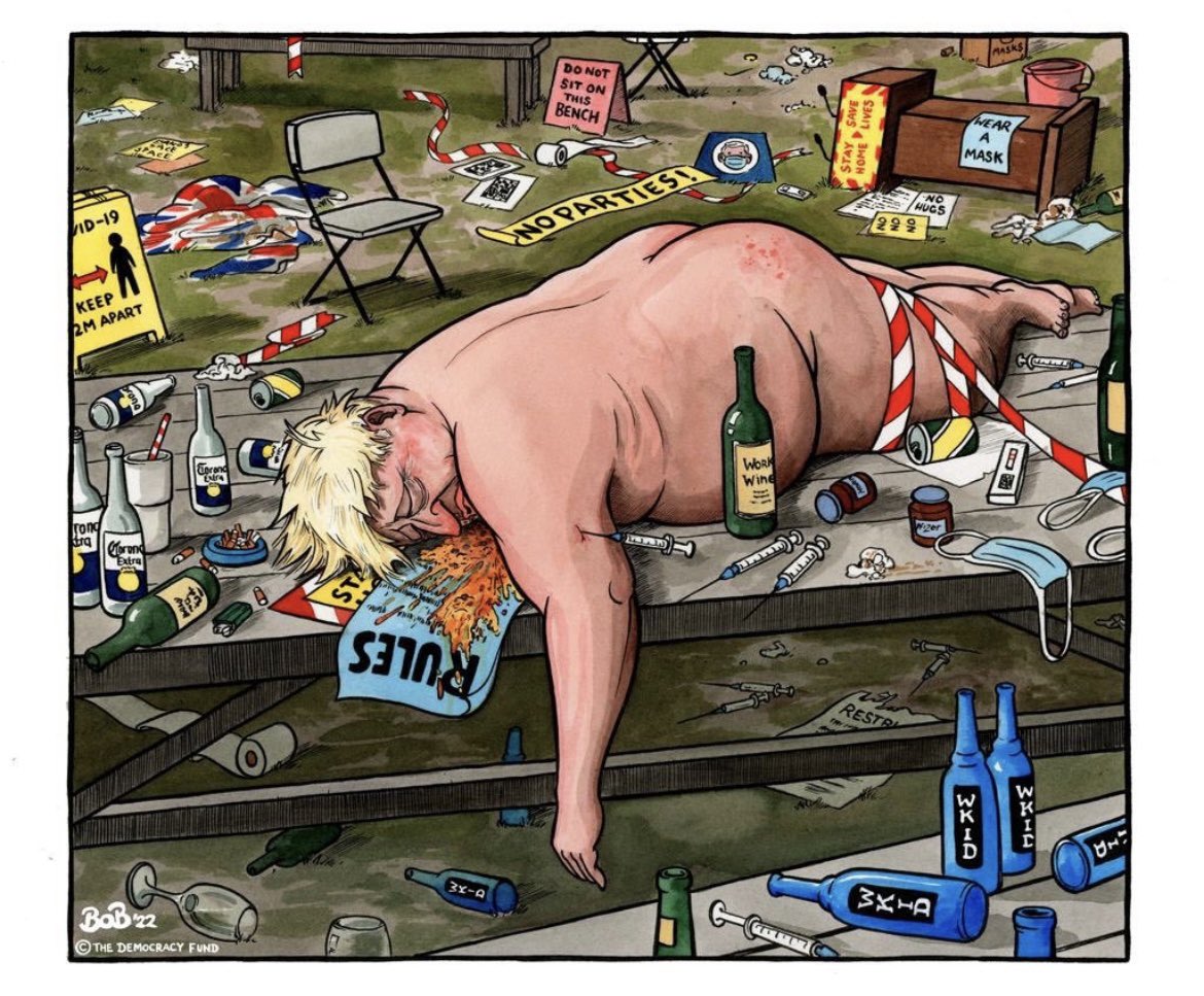 WTAF?  Johnson is trending, and it's not because of this greedy, arrogant, lying, corrupt turd

#ToriesOut277 #GeneralElectionNow
#LiarJohnson #JohnsonLiedPeopleDied #PartyGate #GobbleGate #CarrieGate #DeathGate #ToriesPartiedWhilePeopleDied
🇪🇺#BrexitWasTreason🇪🇺#RejoinEU🇪🇺