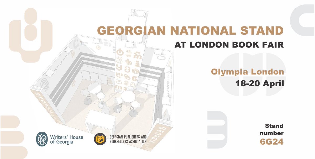GPBAOFFICIAL's tweet photo. Set to run between April 18-20, the Georgian Publishers and Booksellers Association and the Writers' House of Georgia will present the Georgian national stand at the London Book Fair.
Learn more - https://t.co/eDNsvH7A9a https://t.co/hBQiSvnGKa
