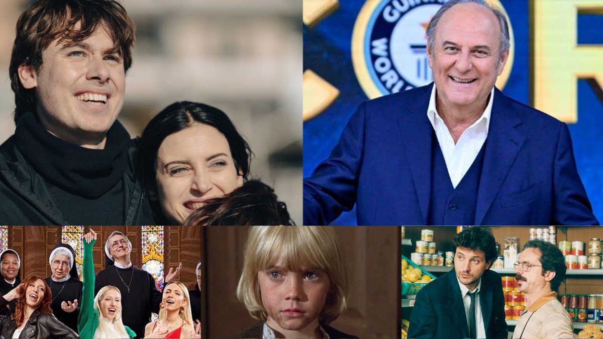Boomerissima's tweet photo. Gli #AscoltiTv di #Pasqua:
#LoShowDeiRecord 2865 18.5%
#AmiciPerLaPelle 2233 12.9%
#IlBorgoDeiBorghi 1209 7.5%
#NCIS 1069 6% + 1152 7.2%
#IlPiccoloLord 1082 6.4%
#IlCiclone 999 5.7%
#RobinHood 476 3.1%
#LoHobbit 390 2.6%
#LittleBigItaly 351 2% https://t.co/BPAQrIoOvc