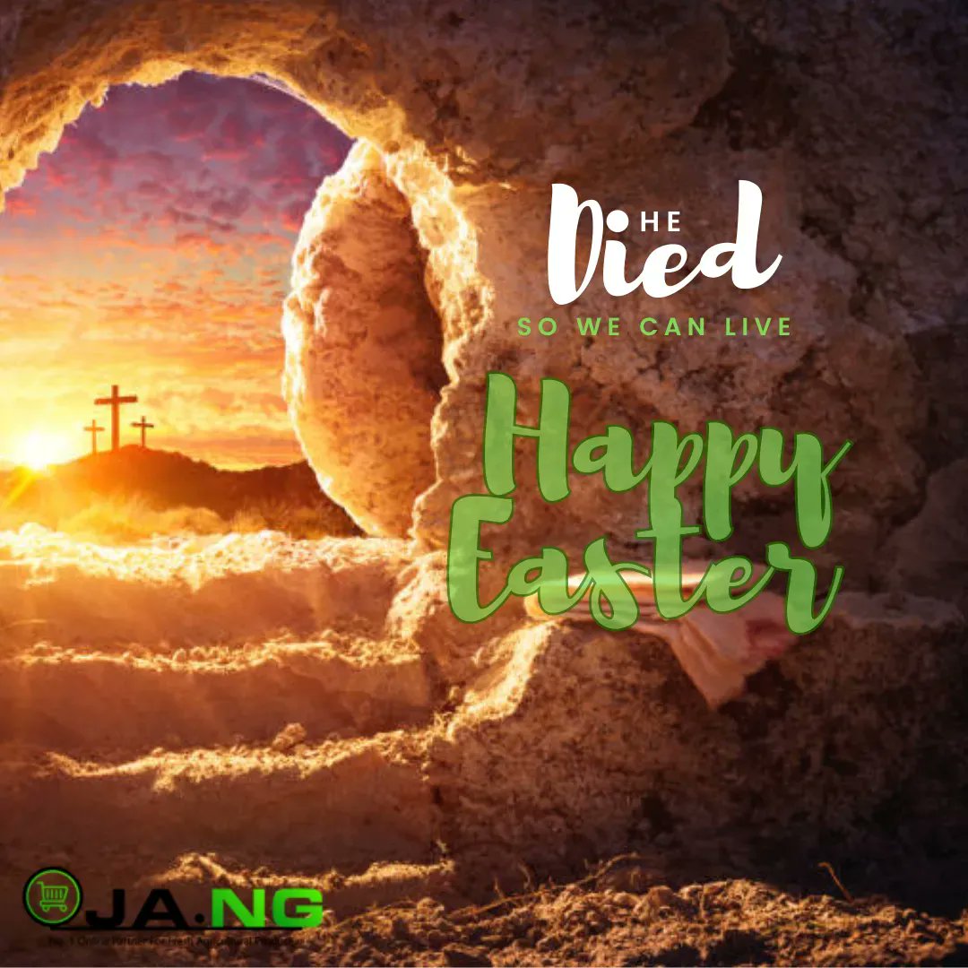 ojadotng's tweet photo. Easter is another season to reflect on the death and ressurection of Jesus Christ. Happy Easter to all our wonderful customers.

#ojadotng #lagosdeliveries #HappyEaster #deliveryman #HeIsRisen #naijablog https://t.co/q8Vck3GQMP
