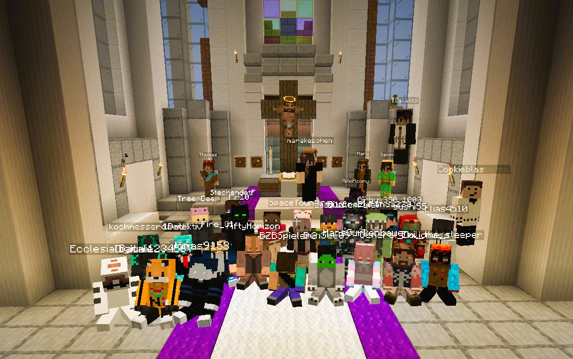 Frohe Ostern!
Letzte Chance dabei zu sein: heute 11 Uhr
vielen Dank an alle die vorbereitet haben. Die ersten beiden Gottesdienste waren großartig. 
#Minecraft #ostern #Bibel #bibellabor #digitalekirche