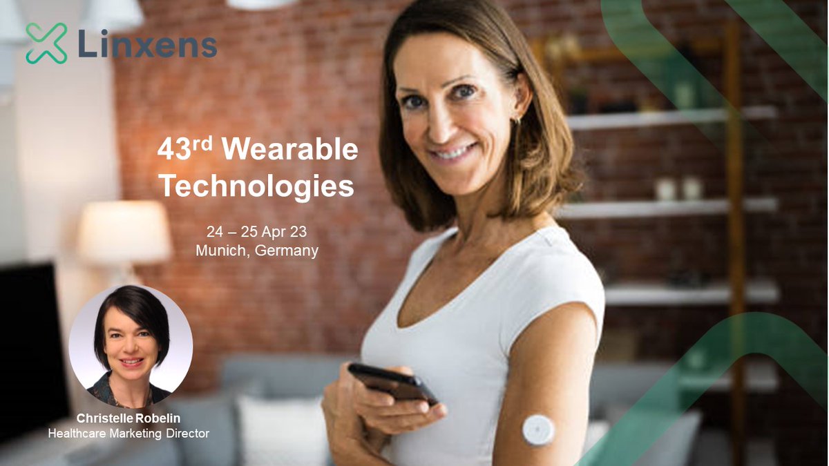 Linxens's tweet photo. Healthcare professionals are increasingly adopting wearable biosensors to accelerate connected care solutions.
Chat with Christelle Robelin if you are visiting @WearableTech
#LinxensInside #biosensors #wearables #healthcareprofessionals #connectedcare #remotepatients https://t.co/kz7wqOOajo
