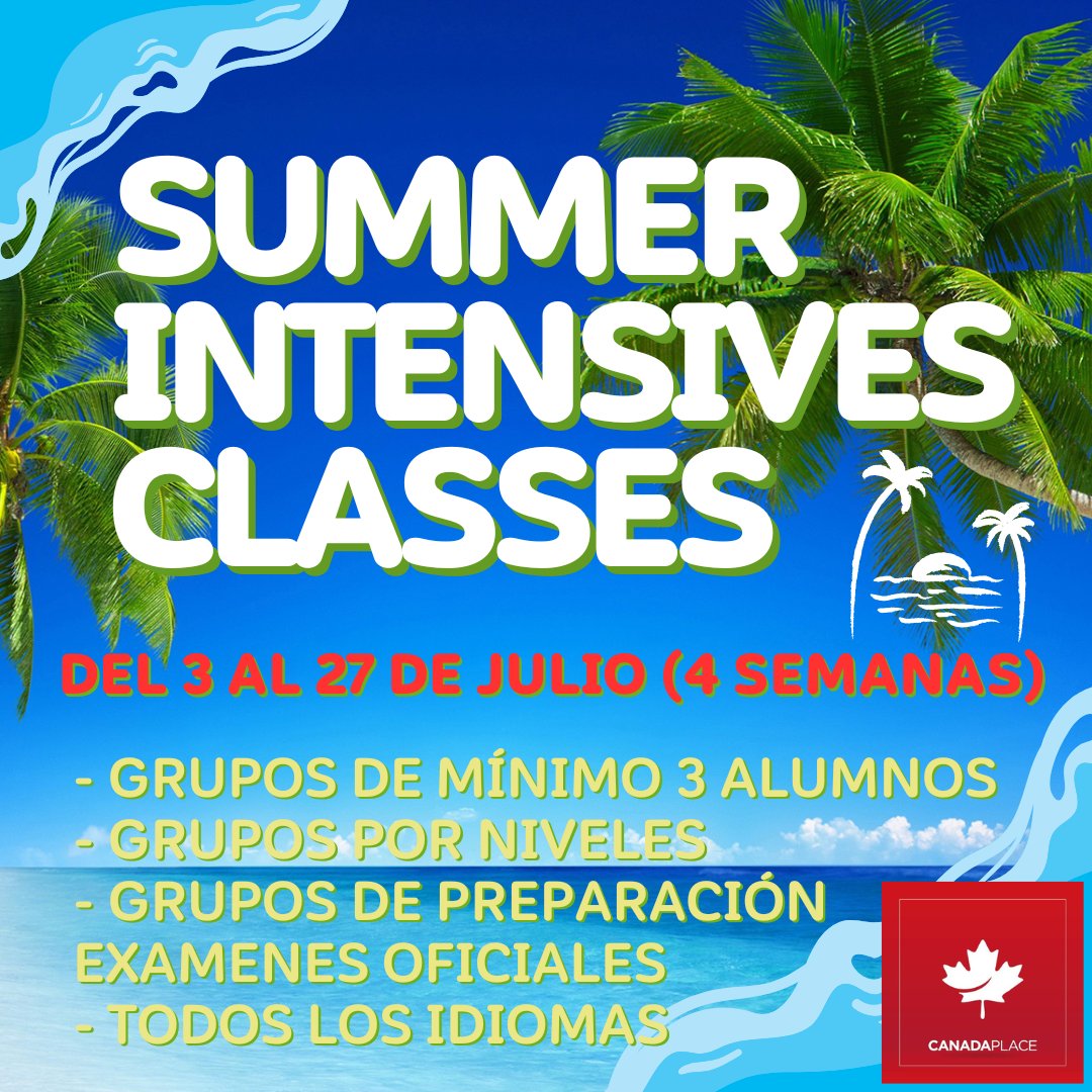 canadaplacesbd's tweet photo. Iniciem les inscripcions pels nostres intensius del mes de Juliol.
Tots els nivells. Tors els idiomes. Grups de preparació a examens. Places limitades. Reserva la teva plaça! #intensius #intensivos #idiomas #Sabadell #creualta https://t.co/P3QEaskgg3